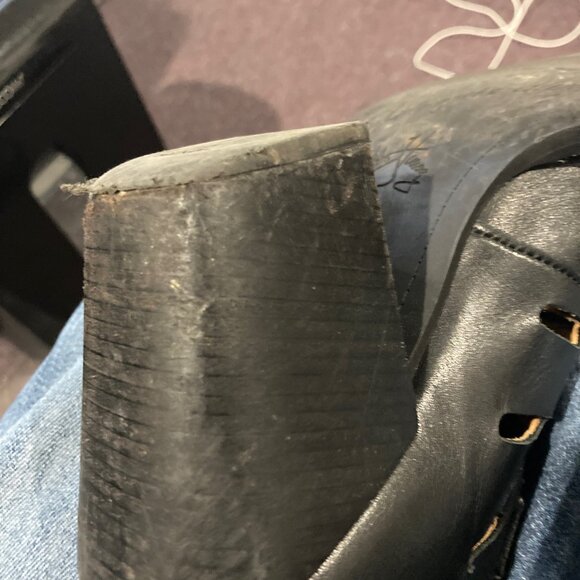 vintage john fluevog buckle high heel shoe woman's size 9 discontinued - Picture 11 of 15